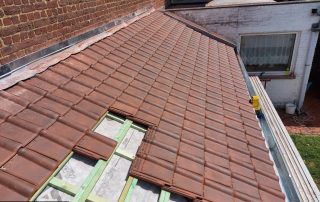 Rénovation de la couverture d'une toiture inclinée